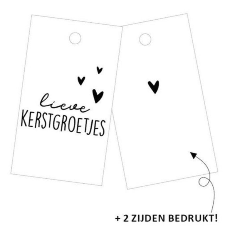 Kadolabels | Lieve kerstgroetjes